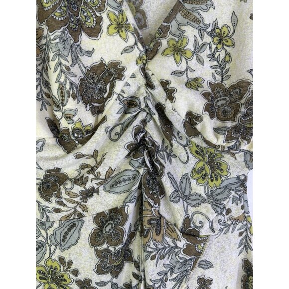 Vintage Y2K Wet Seal Floral Flounce Baby Doll Shirt XS Rave Whimsigoth Fairy - Picture 3 of 7